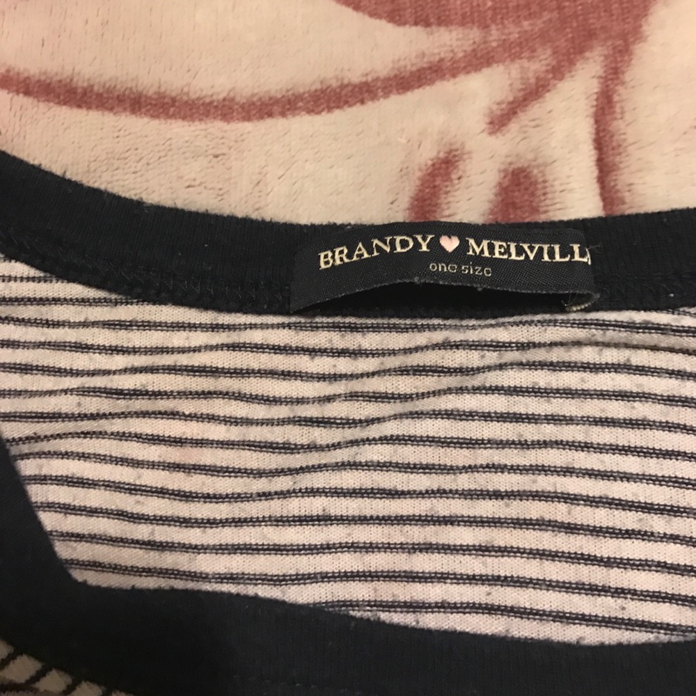 BRANDY MELVILE STRIPPED T SHIRT