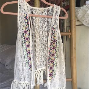 Lace vest