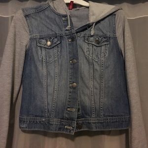 Denim Jacket with Hood