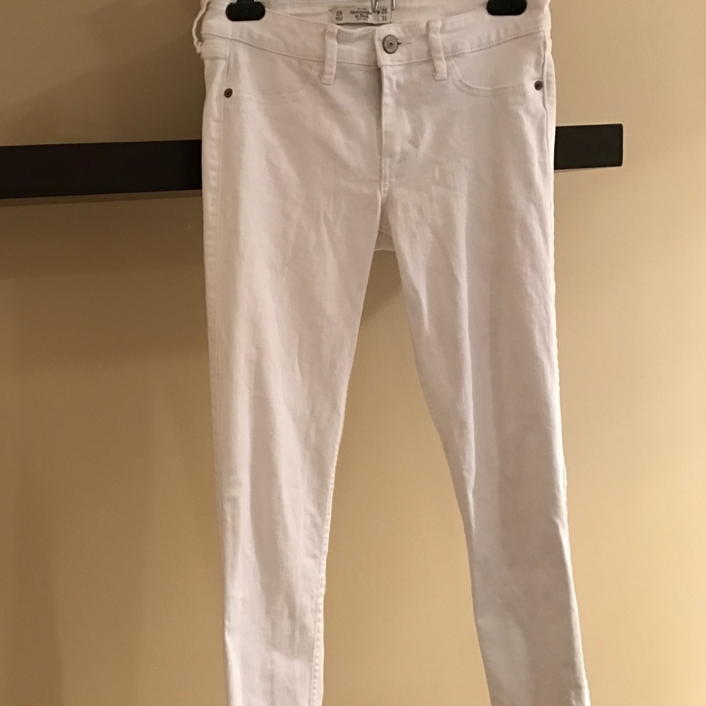 Abercrombie White Jeans