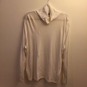 Talbots white turtleneck tee