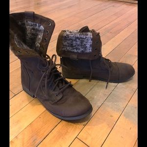 Mossimo Women's Combat Boots- Brown