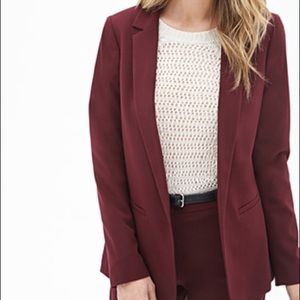 Forever 21 Maroon Blazer