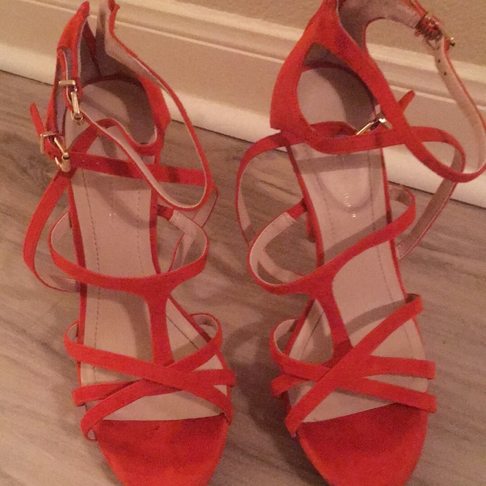 Strappy heels
