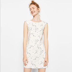 Zara Trafaluc Constellation Print Dress