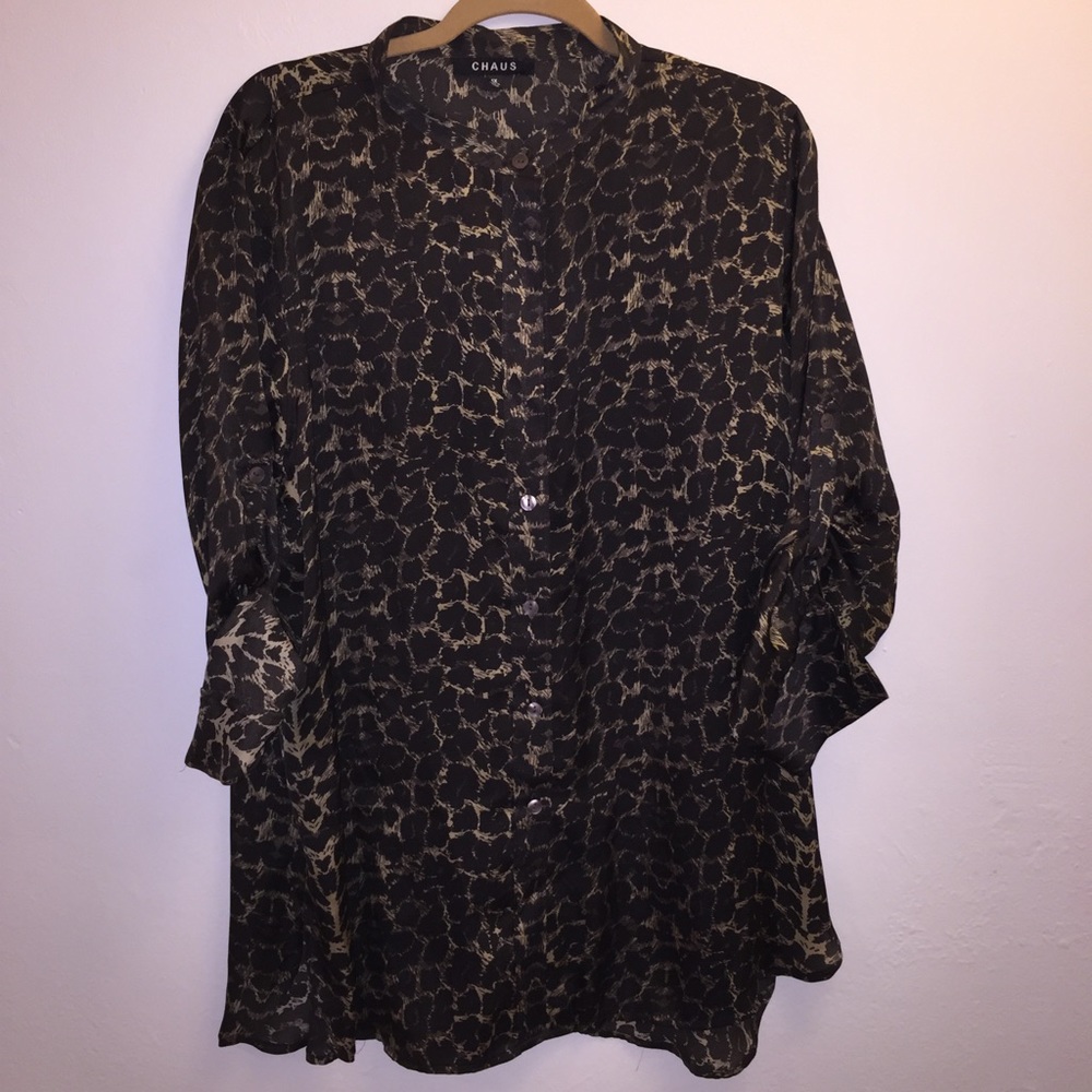 Chaus Leopard print Blouse
