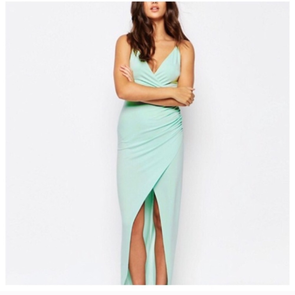 ASOS mint maxi dress