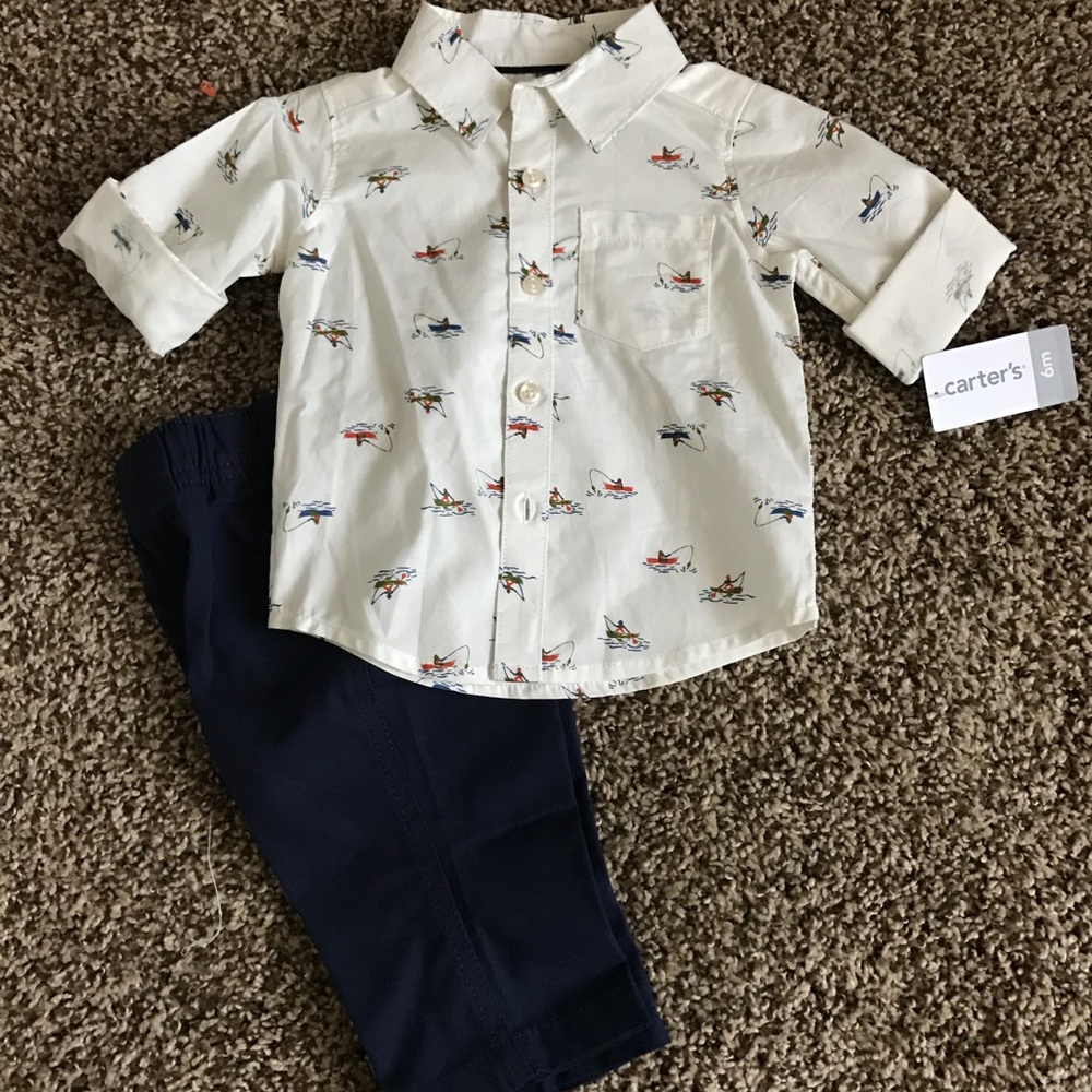 New Carters boy outfit size 6 months