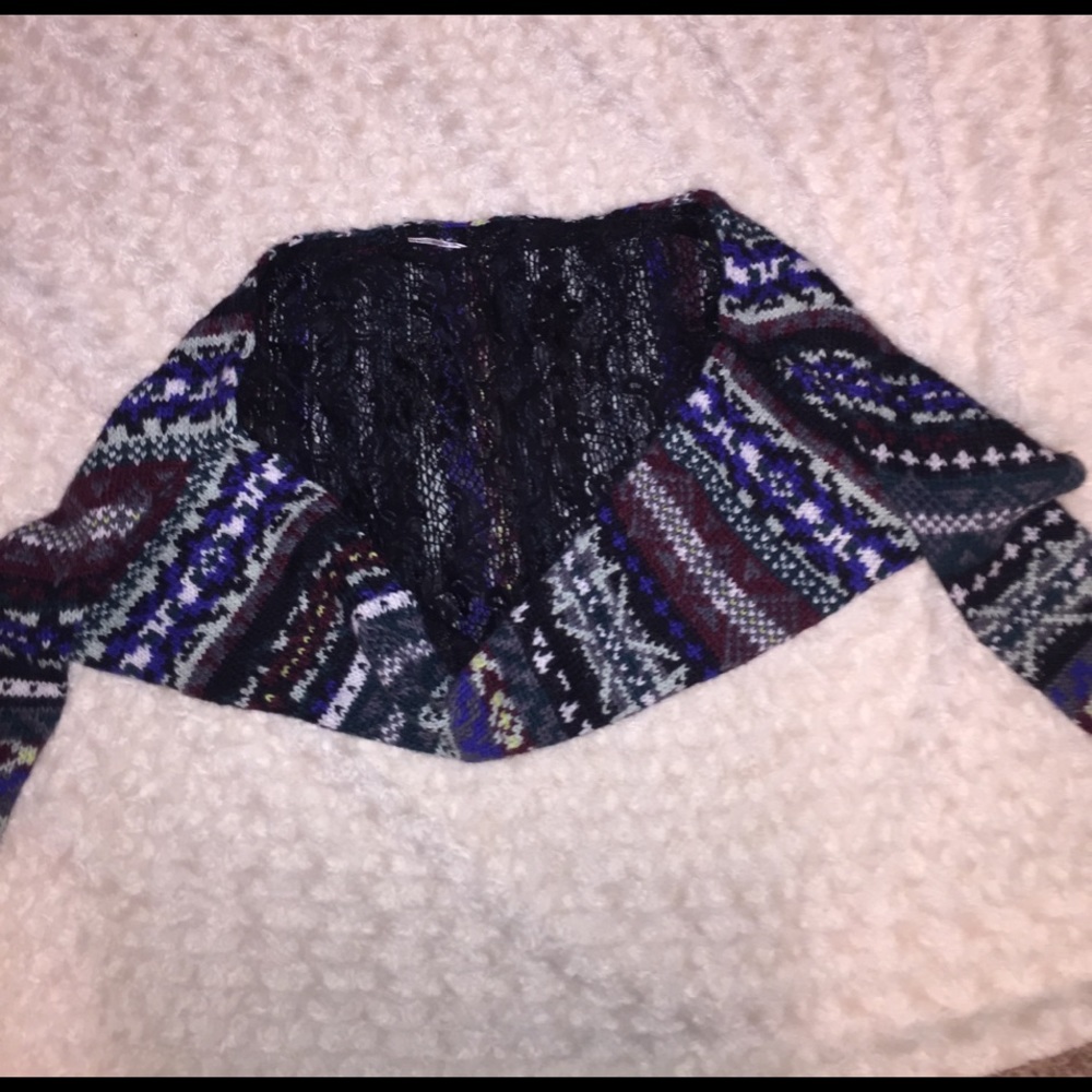 NWOT Free People Knit Shrug