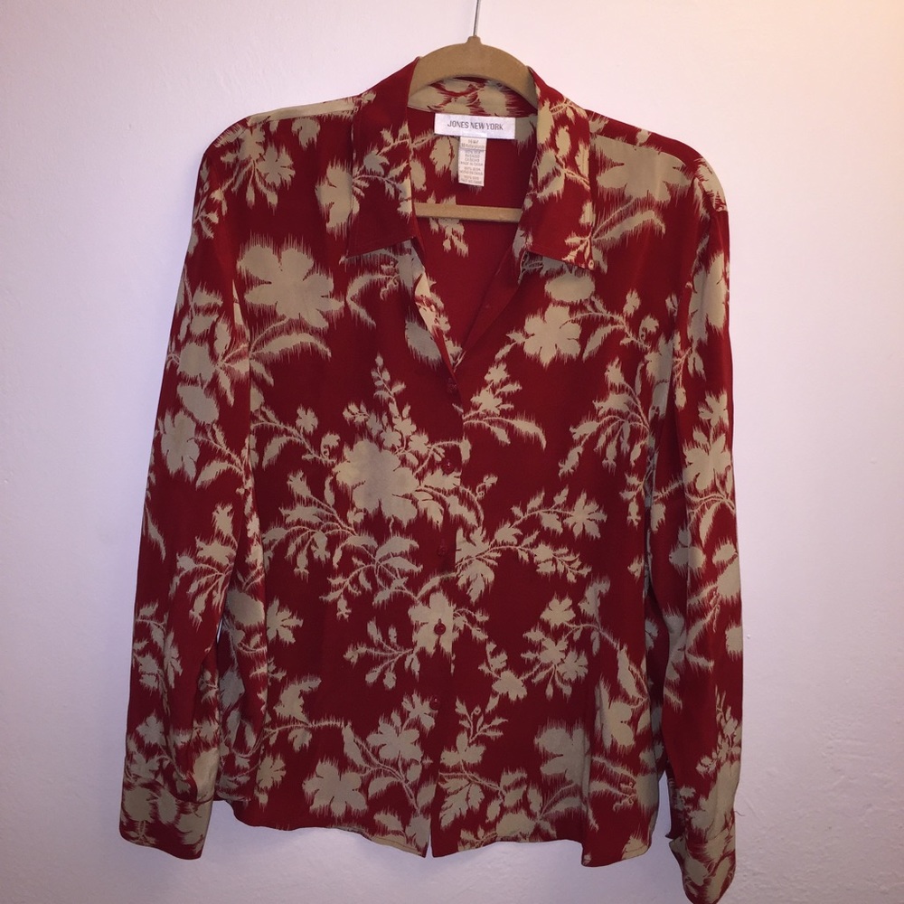 Jones New York Silk Blouse