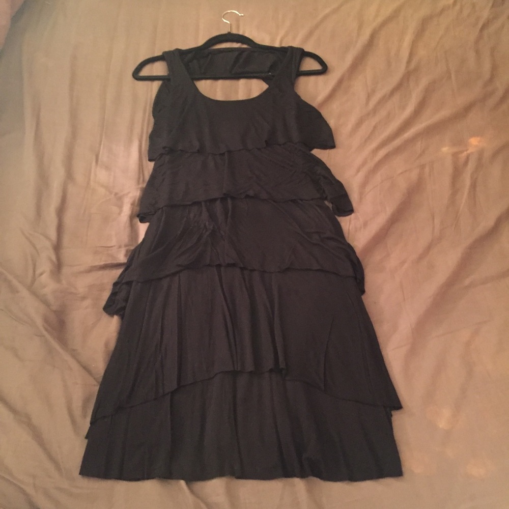 Bailey 44 black tiered dress