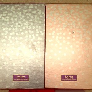 Two never used Tarte eyeshadow and blush palettes
