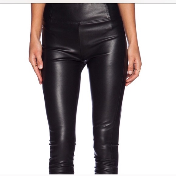 MOTHER Pants - Mother Couture "The Sandy "Leather Leggings M/L 🌶