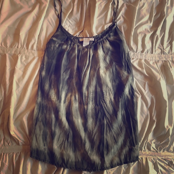 Charlotte Russe Tops - 🎀Grey Tie-Dye Cami Tank🎀