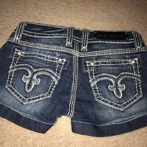 Rock revival jean shorts size 25