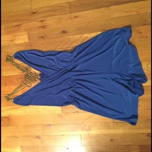 Royal blue romper