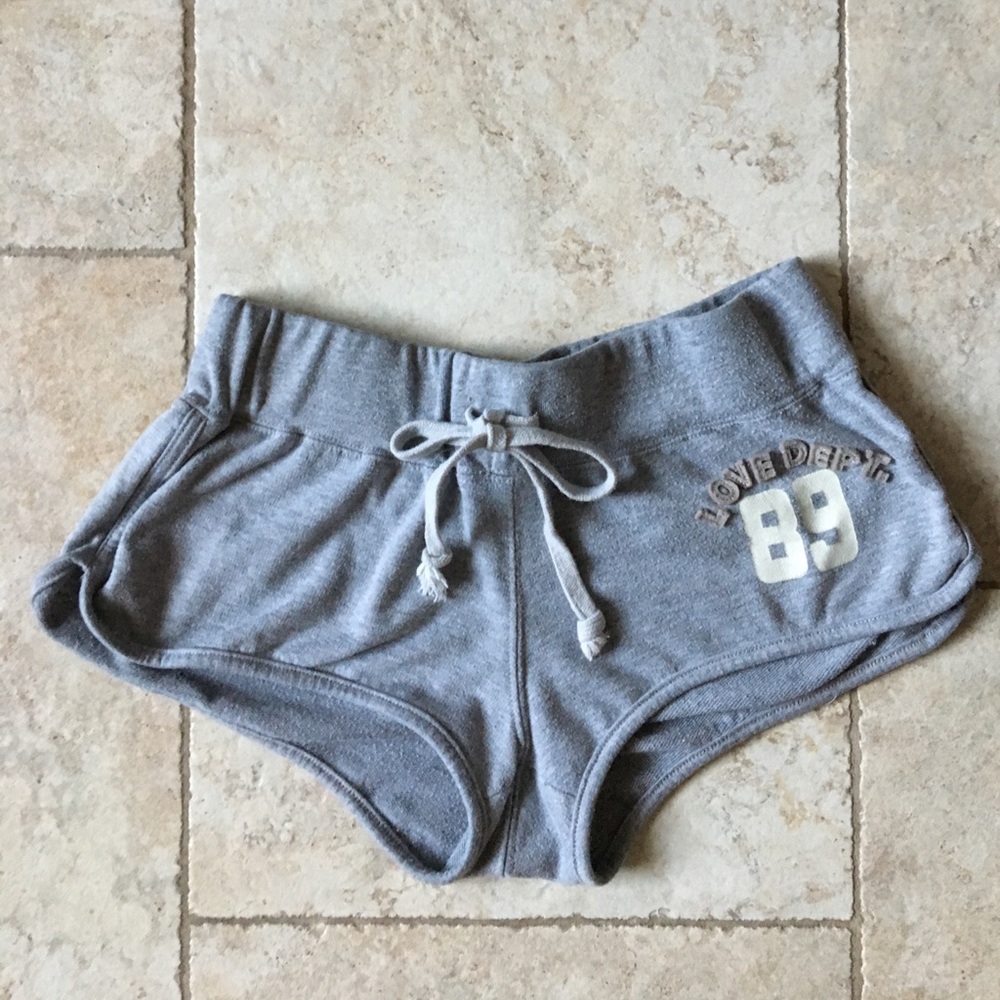 Grey Comfy Booty Shorts MED