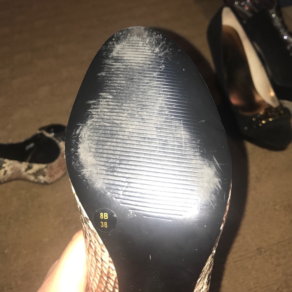 BCBG Snake Skin Shoes - Picture 3 of 3