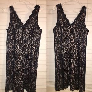 LOFT Black NWOT Lace Dress