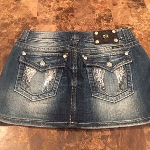 AUTHENTIC WOMANS MISS ME DENIM MINI SKIRT