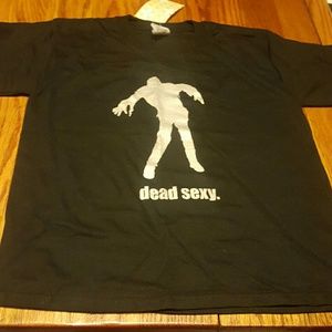 Children's Medium Dead Sexy Zombie tee tshirt NWT