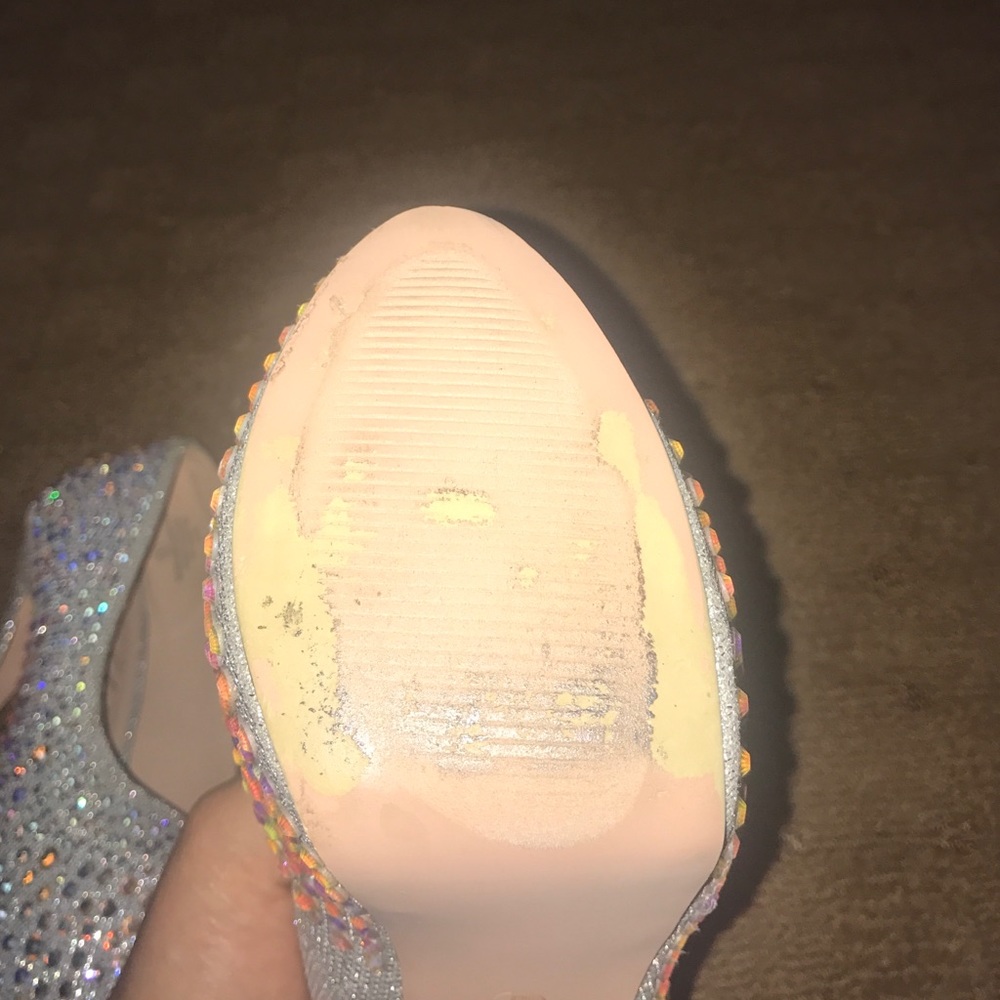 Silver Glitter Stiletto - Picture 4 of 4