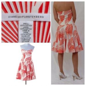 Diane Von Furstenberg red Anita dress