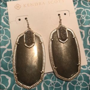 Kendra Scott Danielle Pyrite and Drusy stone.