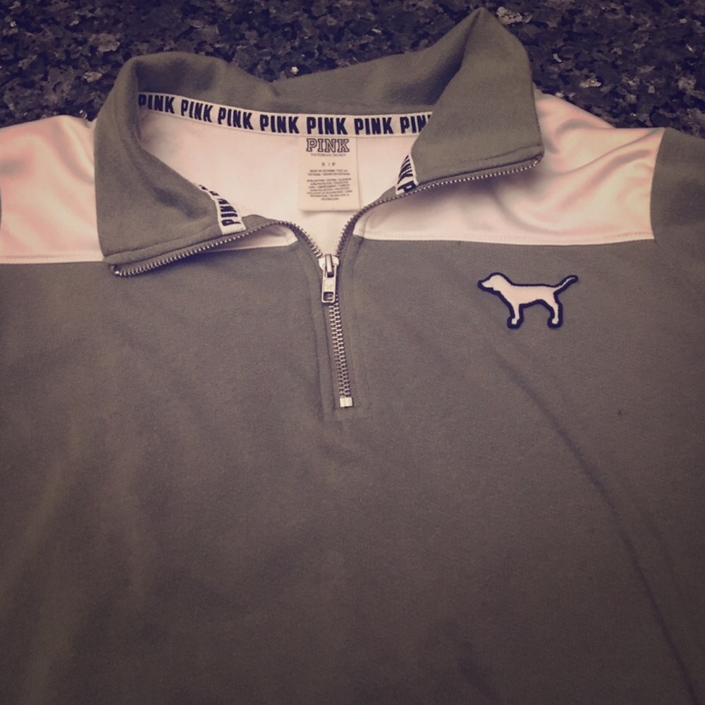 Pink zip up
