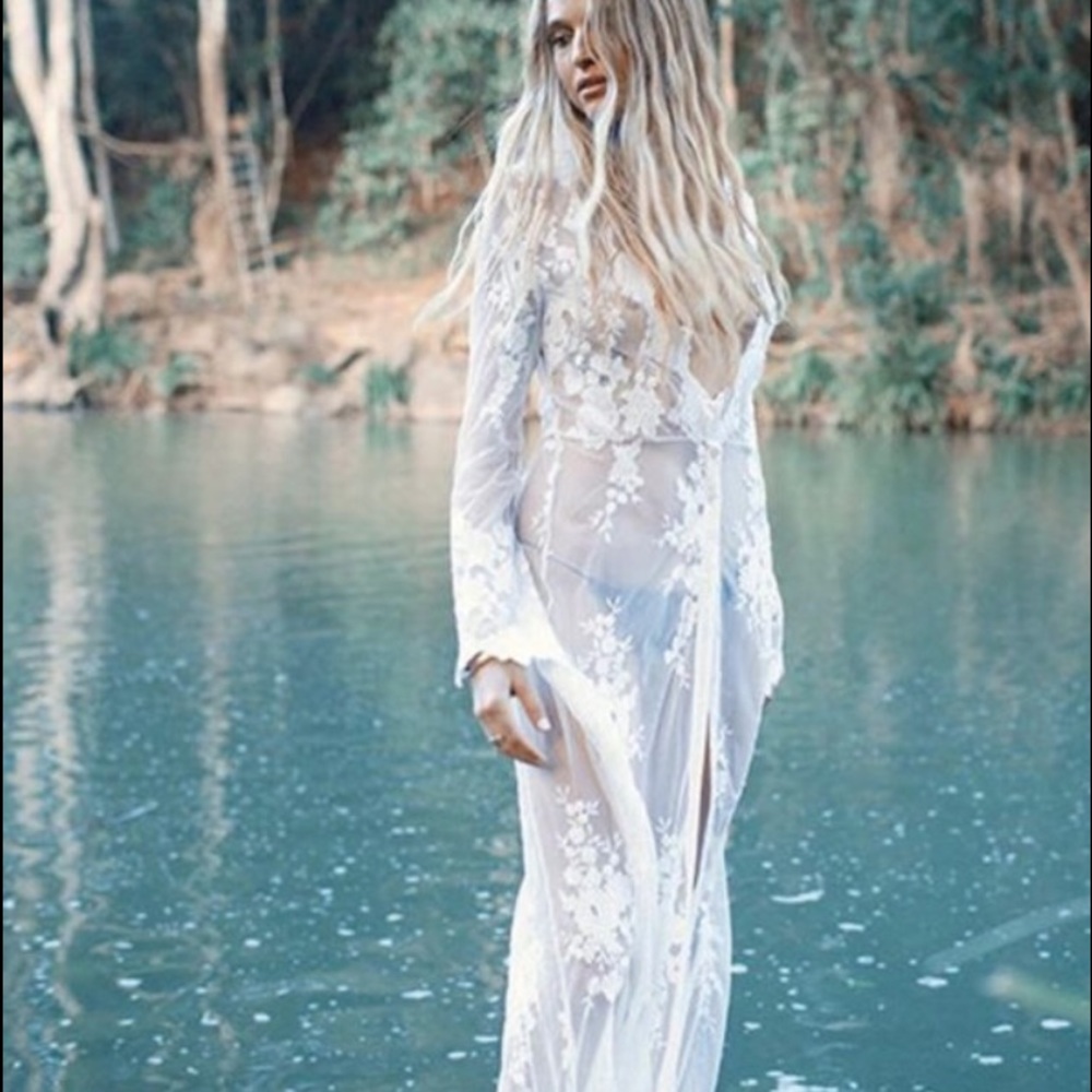 Arnhem maple lace maxi