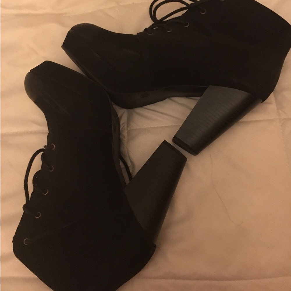 Black Heeled Booties