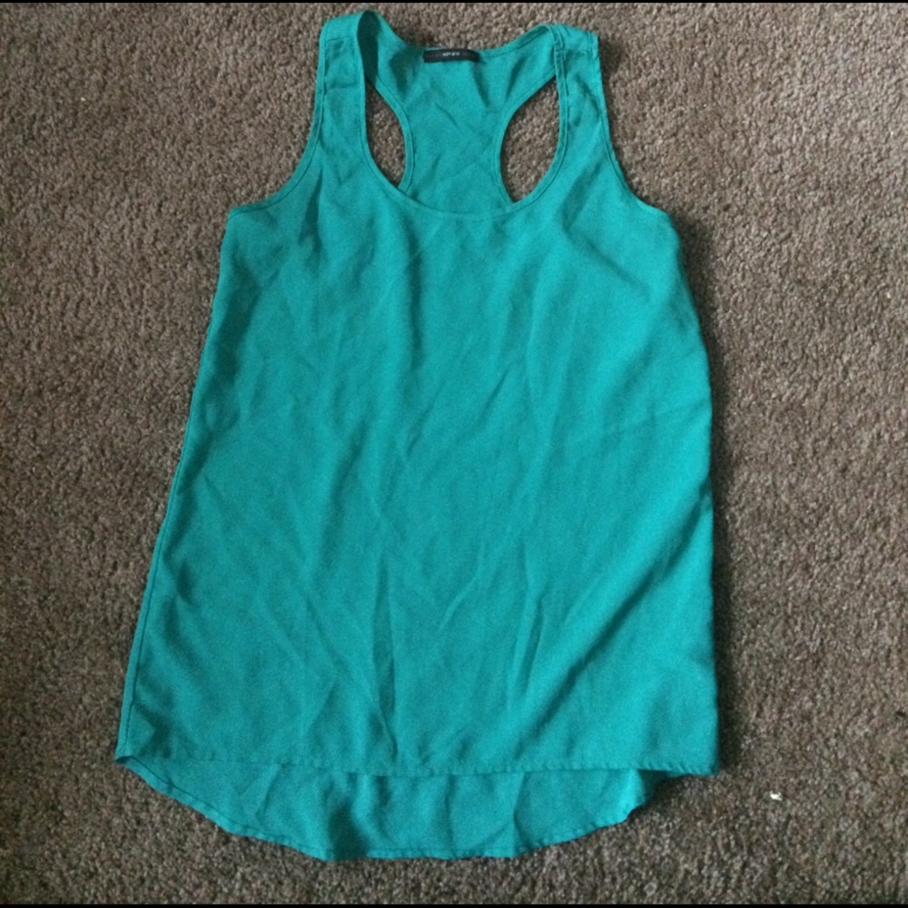Teal tank top