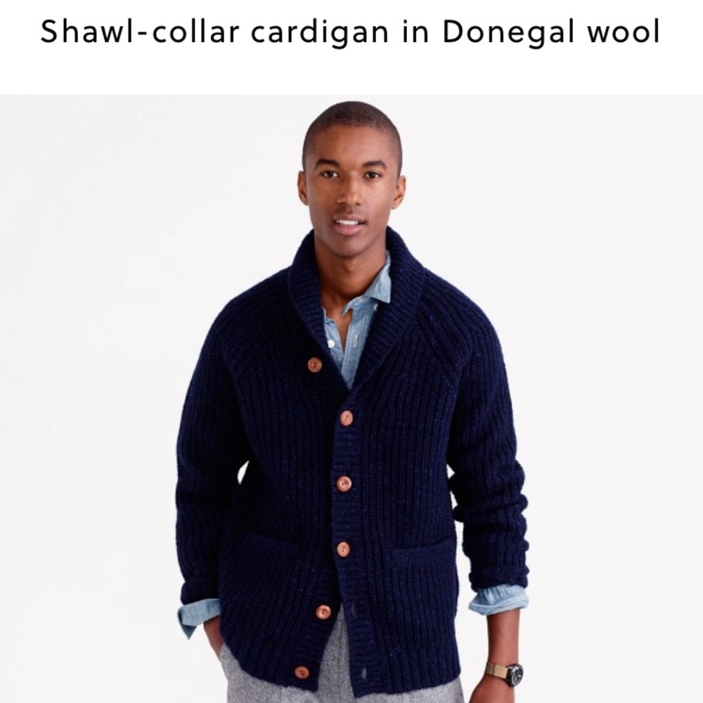 Men's Navy Blue XL JCrew Sweater