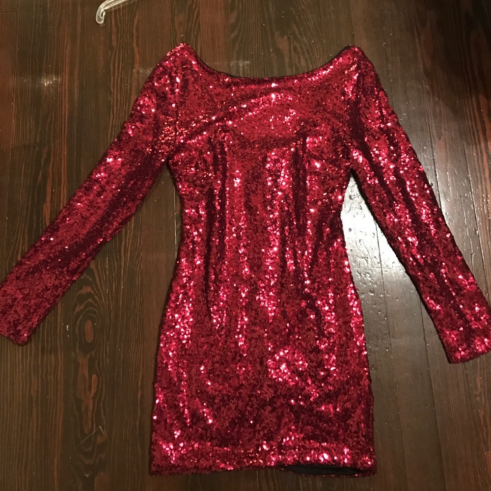 Charlotte Russe red sequin dress ❤️