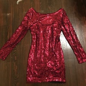 Charlotte Russe red sequin dress ❤️