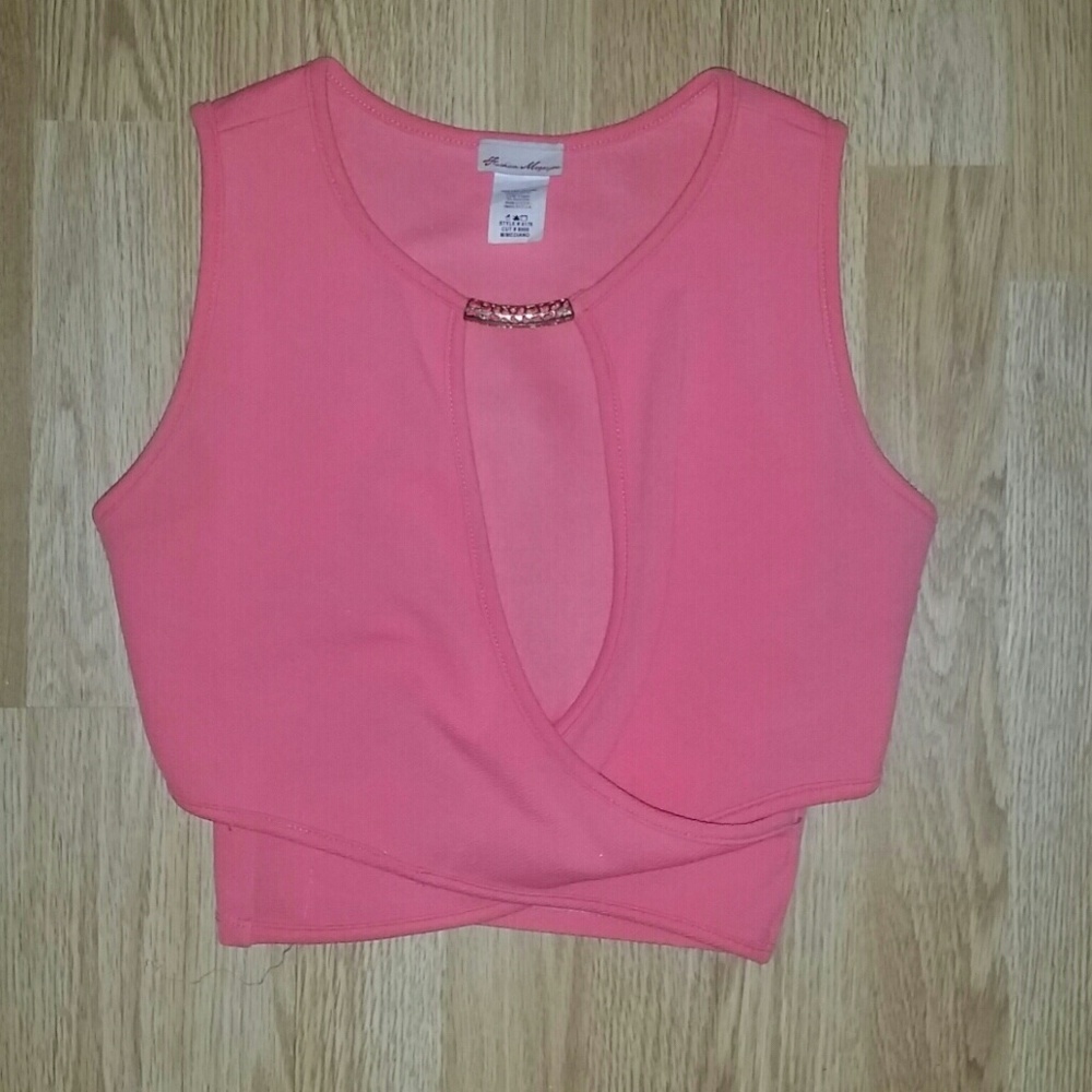 Pink Crop Top