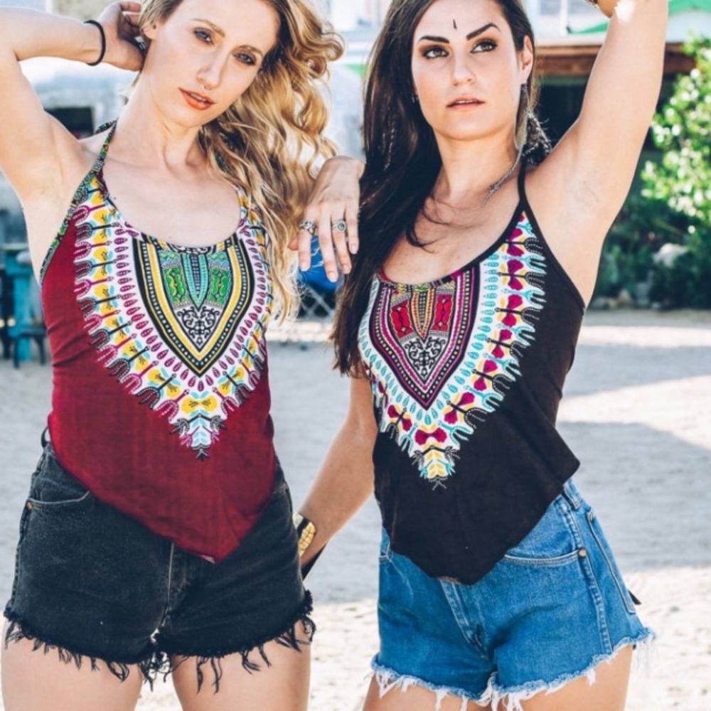 SOLD Tribal Halter Top