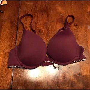 Maroon Victoria's Secrer PINK bra 34B