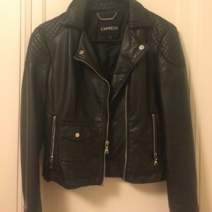 Express short black jacket.