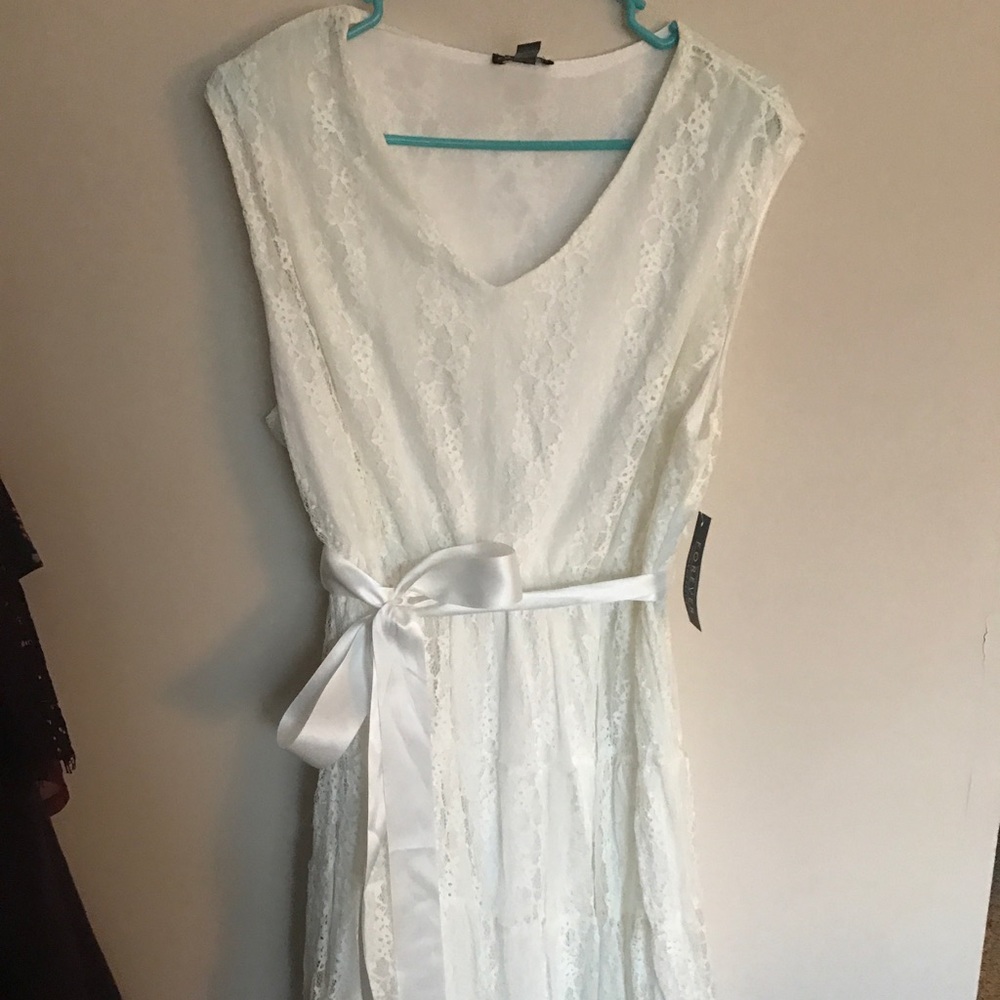 White dress size 1x