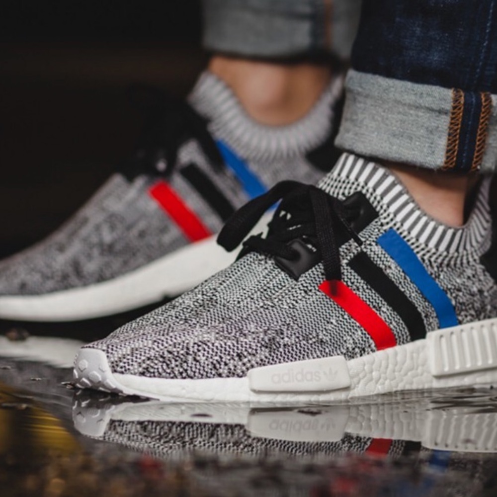 Adidas Men's Primeknit NMD R1 Tricolor 9.5