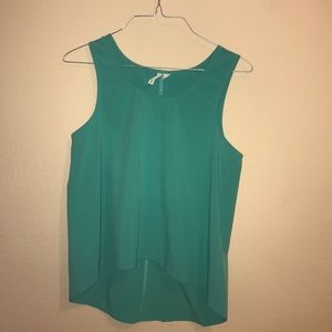 Turquoise blouse from Nordstrom
