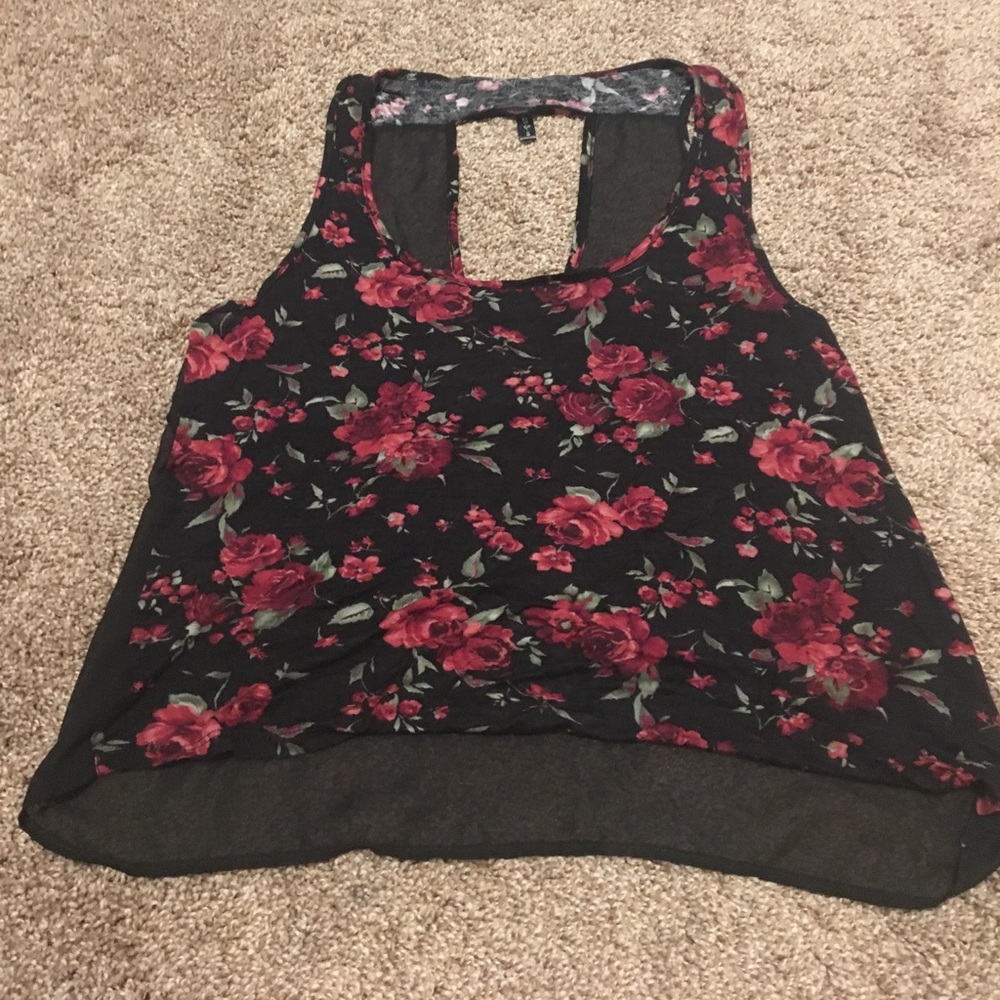 Floral tank top