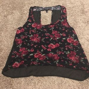 Floral tank top