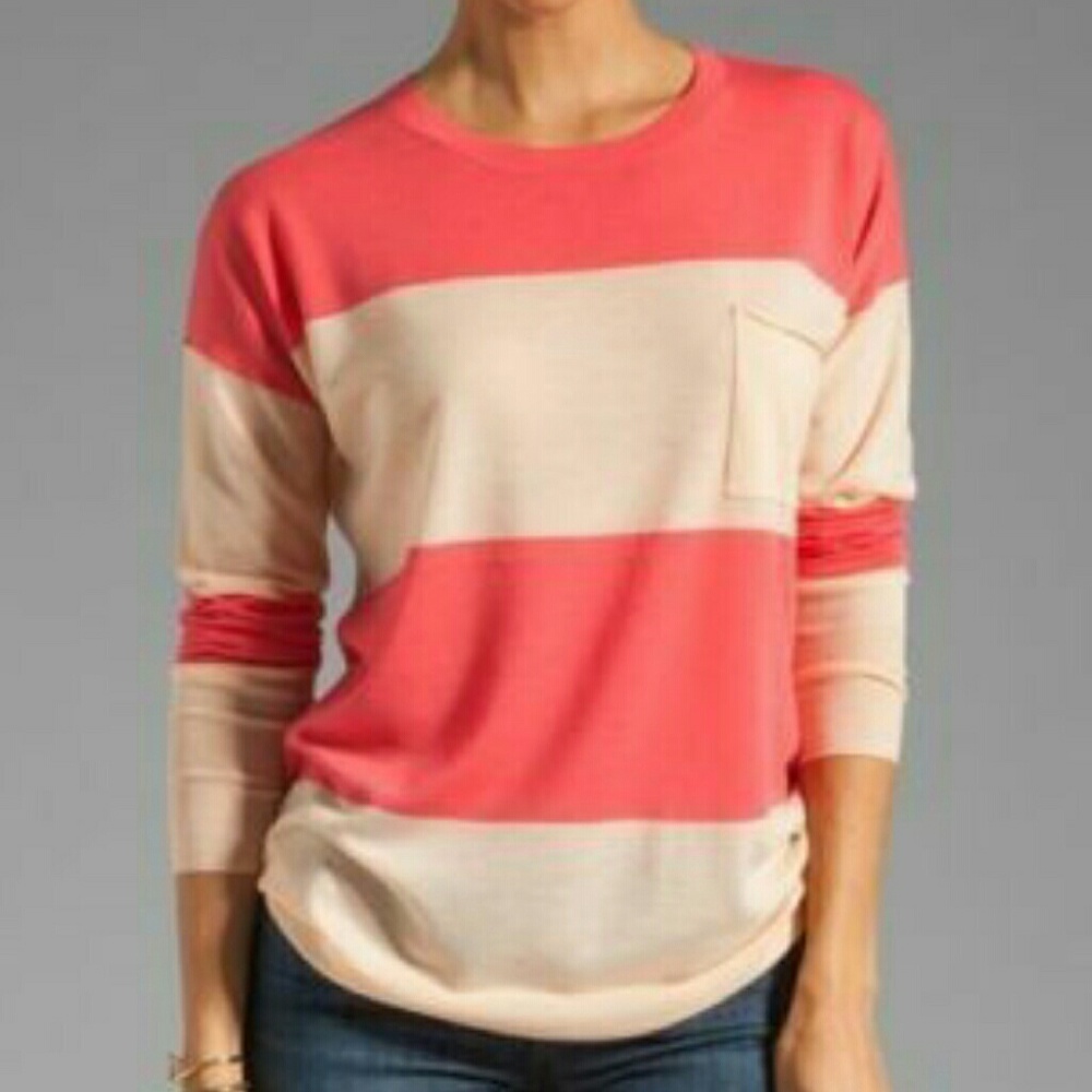 [Theory] Tollie Wide-stripe sweater