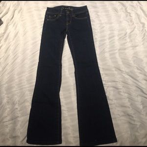 American eagle dark wash original boot jeans
