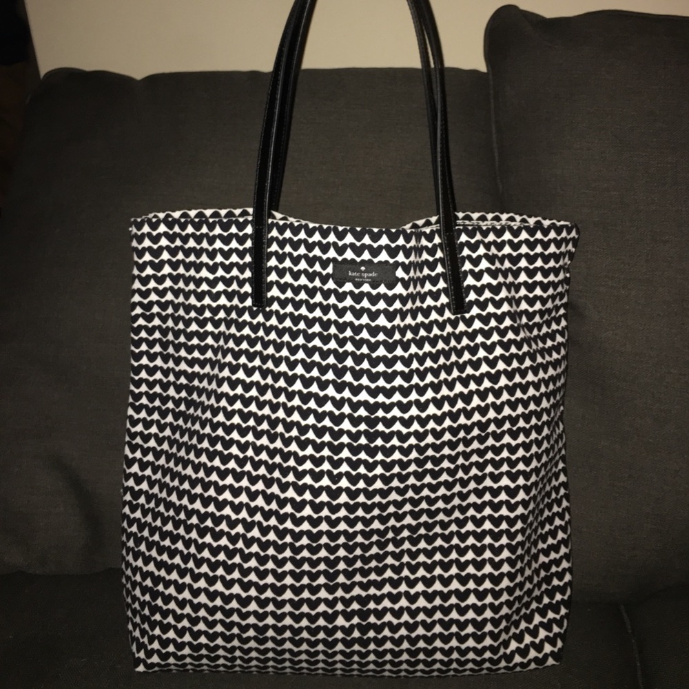 Authentic Kate Spade heart tote