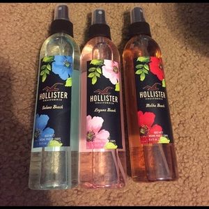 3 Hollister Body Mists