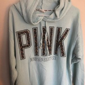 Light blue PINK sweatshirt size Small