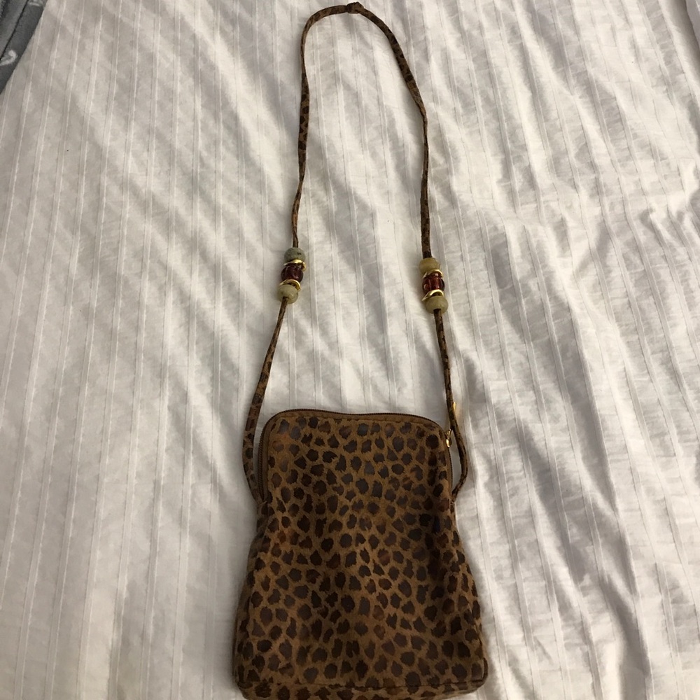 Italian suede possible cross body